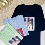 تیشرت لانگ قواره دار🌻🤍